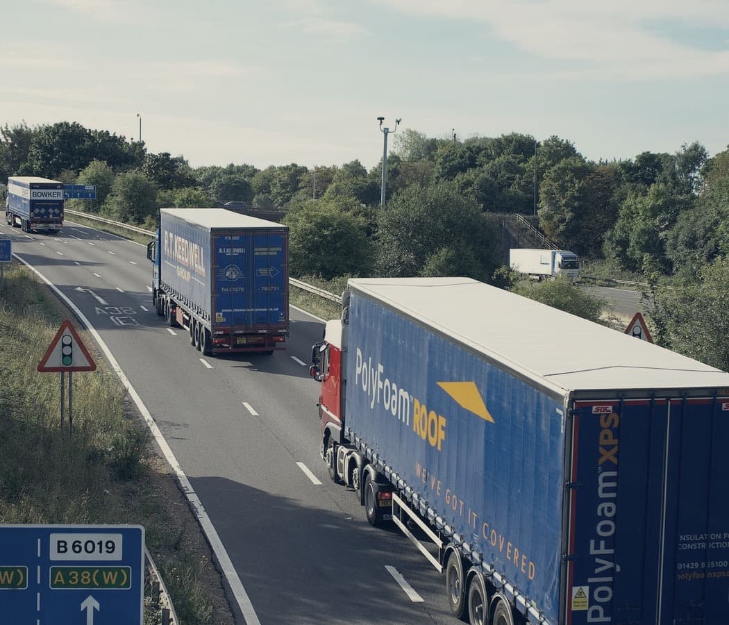 Curtain-side trailer with interactive hotspots